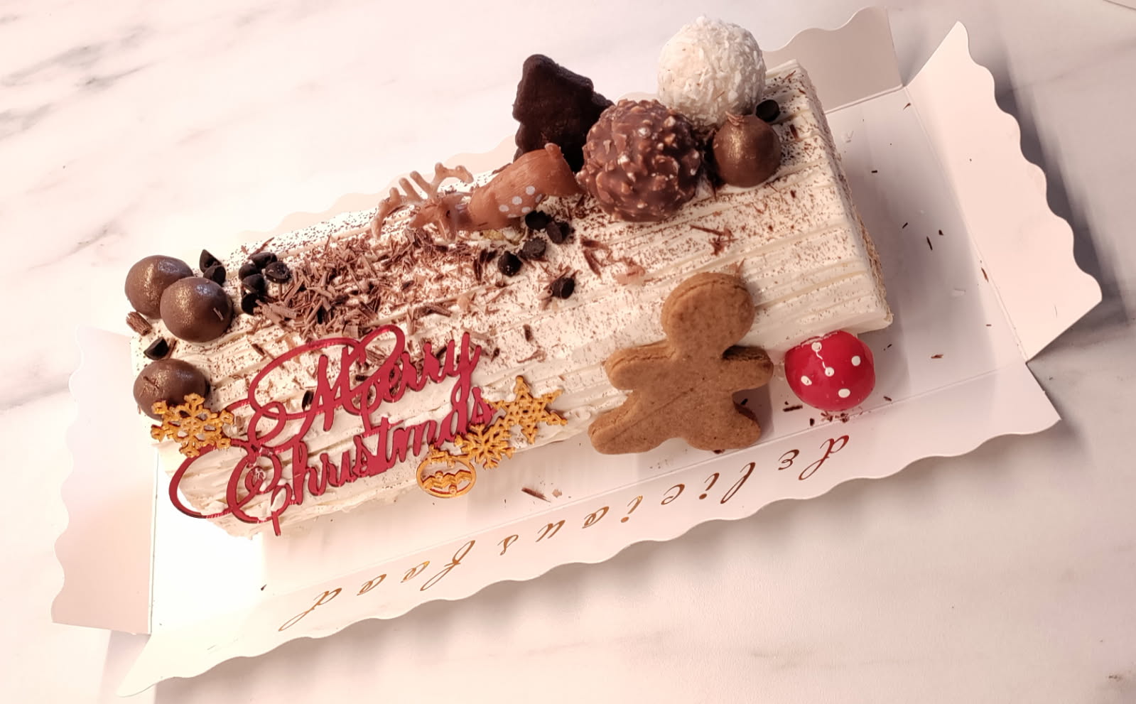 Bûche de Noël Vanille